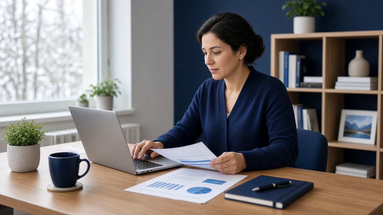 Person reviewing crypto tax and security education materials